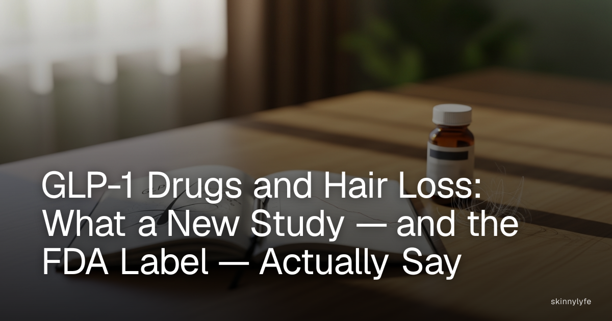 GLP-1 Drugs and Hair Loss: What a New Study — and the FDA Label — Actually Say